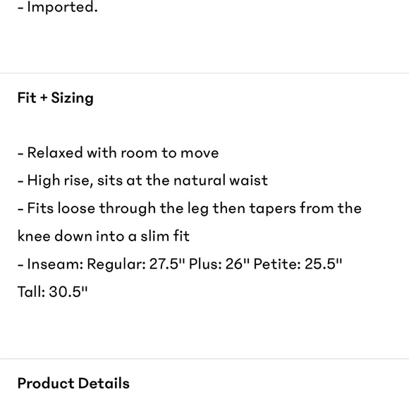 NWT Athleta High Rise Ankle Pant size Medium Tall - Picture 4 of 4